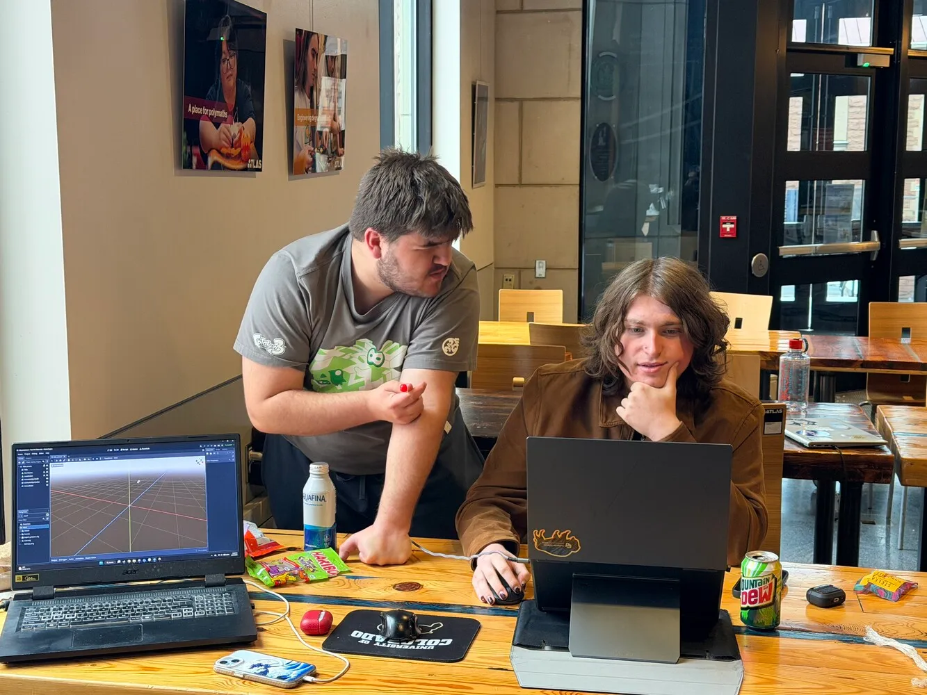 Claire working on John Portalhands' Chorelist